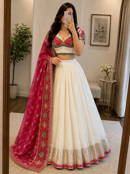 Roman Silk Designer Ready to Wear Chaniya Choli