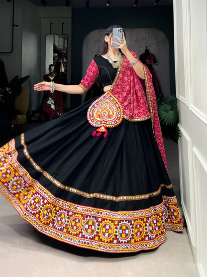 Rayon Thread Embroidery work Chaniya Choli