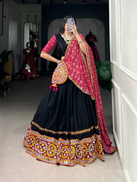 Rayon Thread Embroidery work Chaniya Choli