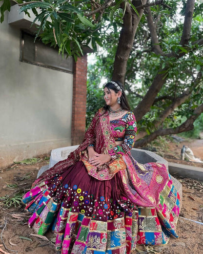 Muslin Digital Print Navratri Special Chaniya Choli