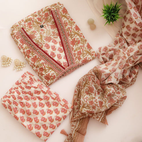 Nalini Soft Cotton Suit